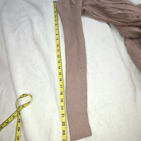 Cozy Ribbed Knit Turtleneck Guess Dress in Beige - Size M - Perfect for Fall! - Picture 14 of 14